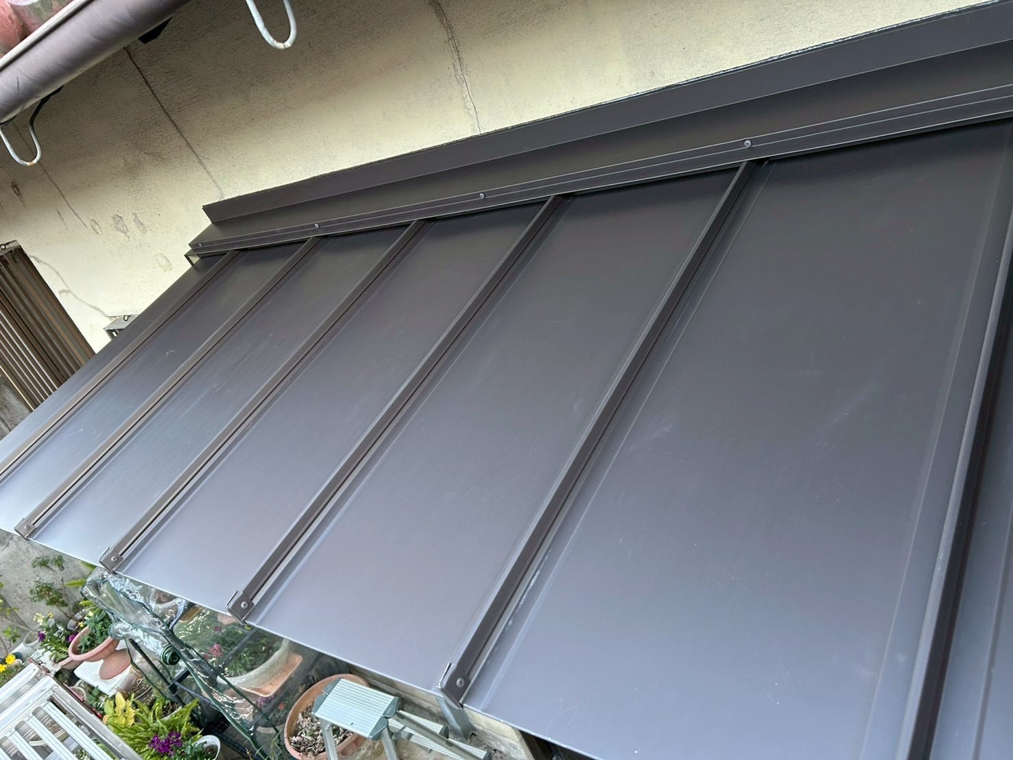 [ダイコクホーム]玄関庇張替え工事1